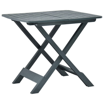 Saliekams Dārza Galds, Zaļš, 79X72X70 Cm, Plastmasa