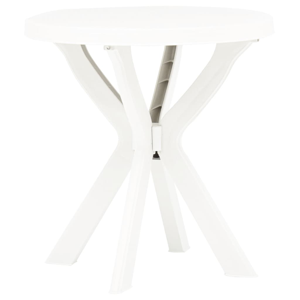 Bistro Galds, Antracītpelēks, Ø70 Cm, Plastmasa