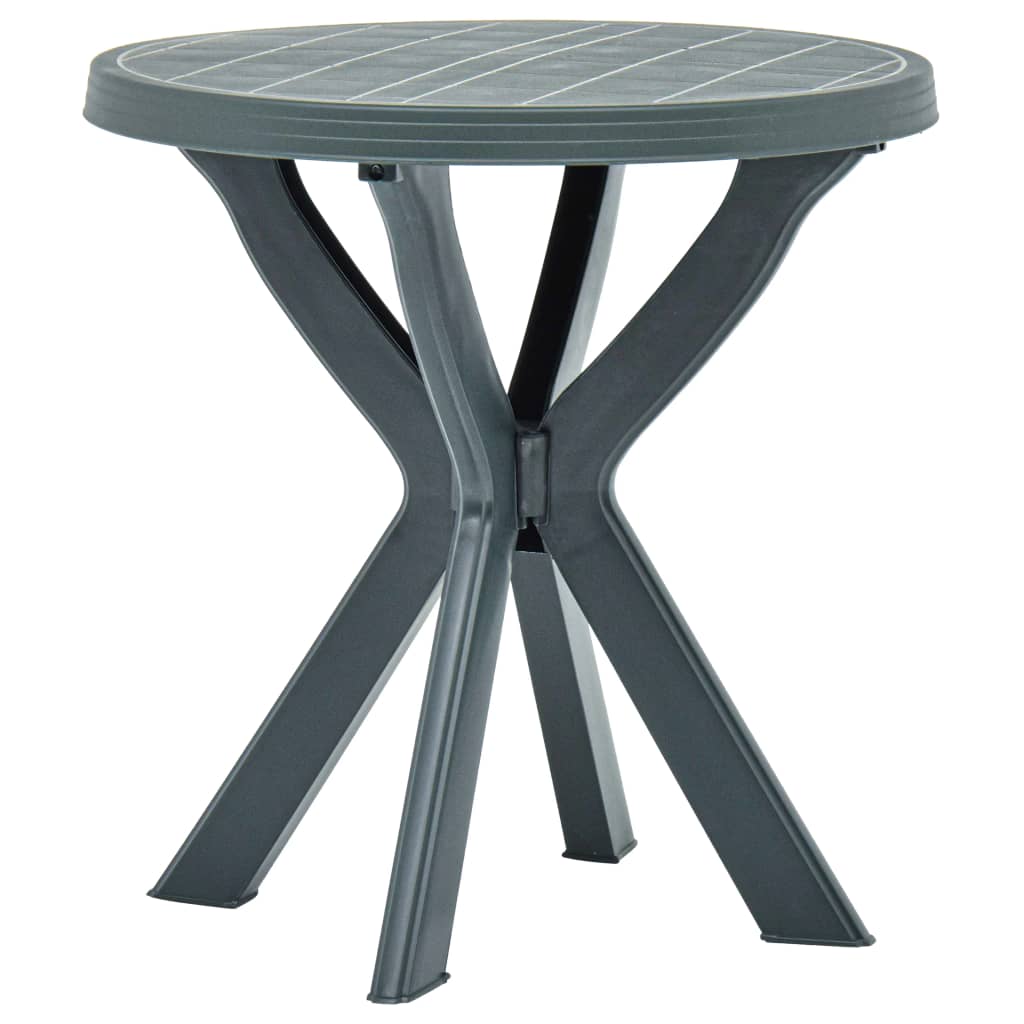 Bistro Galds, Antracītpelēks, Ø70 Cm, Plastmasa