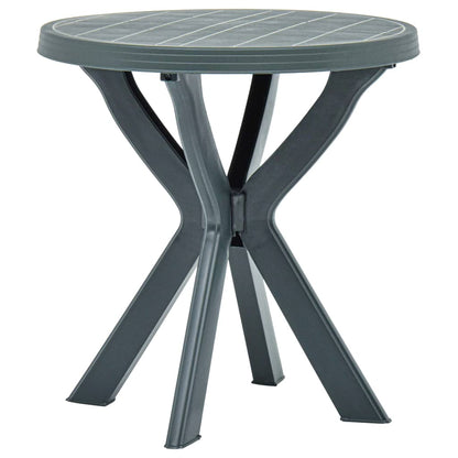 Bistro Galds, Antracītpelēks, Ø70 Cm, Plastmasa