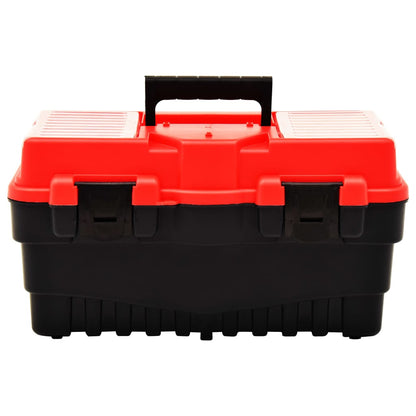 Instrumentu Kaste Plastmasas, 462X256X242 Mm, Sarkana