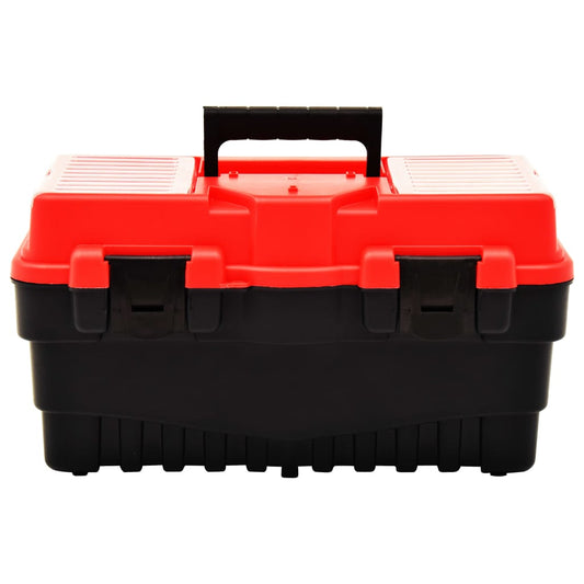 Instrumentu Kaste Plastmasas, 462X256X242 Mm, Sarkana