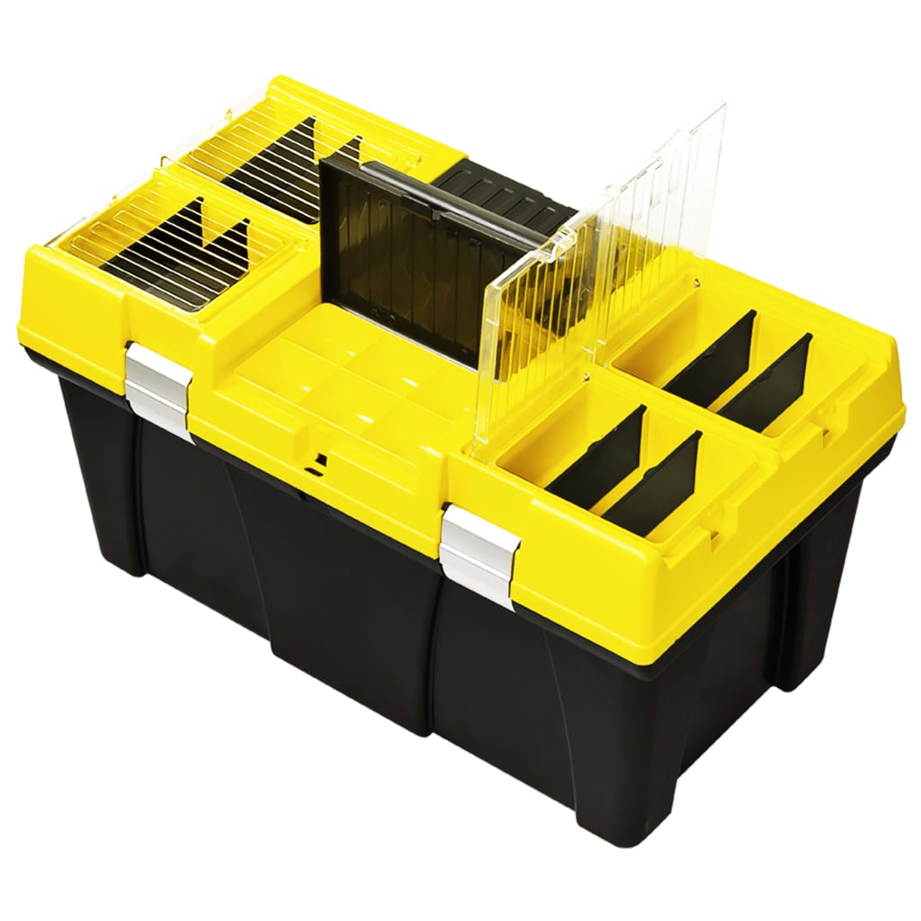 Instrumentu Kaste Plastmasas, 595X337X316 Mm, Dzeltena