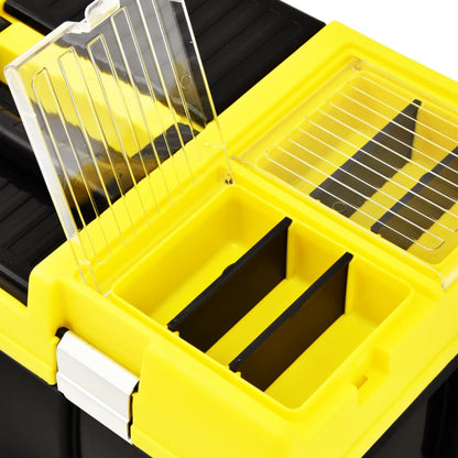 Instrumentu Kaste Plastmasas, 595X337X316 Mm, Dzeltena