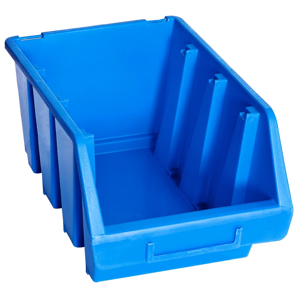 Uzglabāšanas Nodalījumi, 20 Gab., Zila Plastmasa