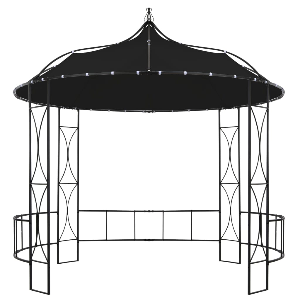 Dārza Nojume, 300X290 Cm, Antracītpelēka, Apaļa