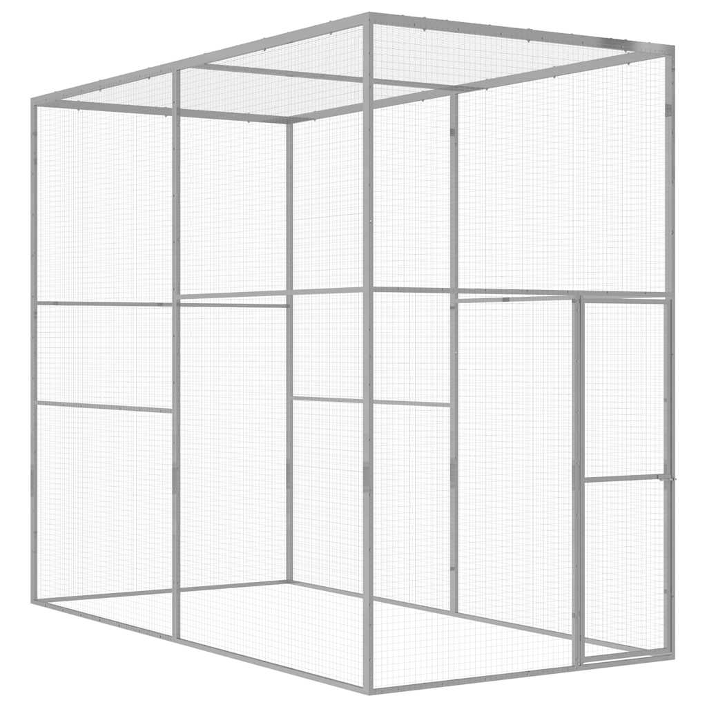 Kaķu Būris, 3X1,5X2,5 M, Cinkots Tērauds
