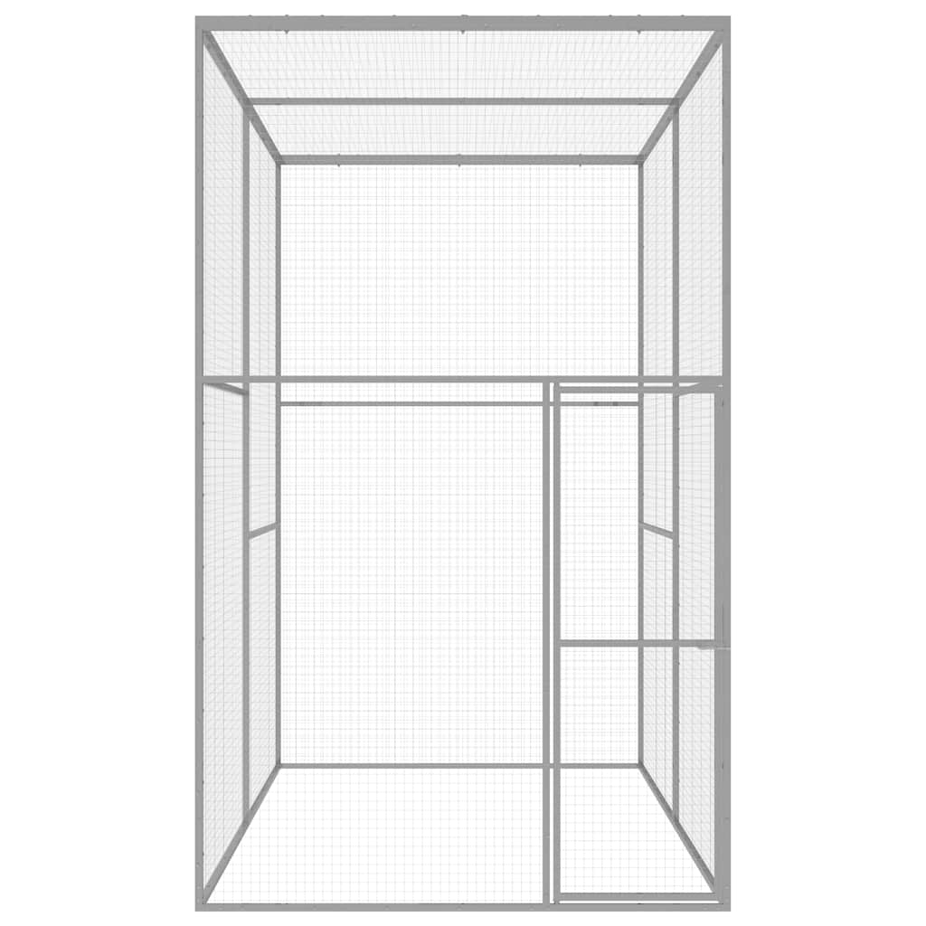 Kaķu Būris, 3X1,5X2,5 M, Cinkots Tērauds