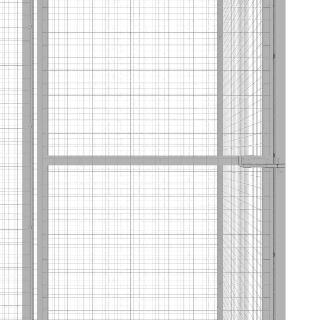 Kaķu Būris, 3X1,5X2,5 M, Cinkots Tērauds