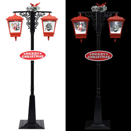 Ziemassvētku Ielas Lampa Ar Salavecīti, 81X40X, Pvc