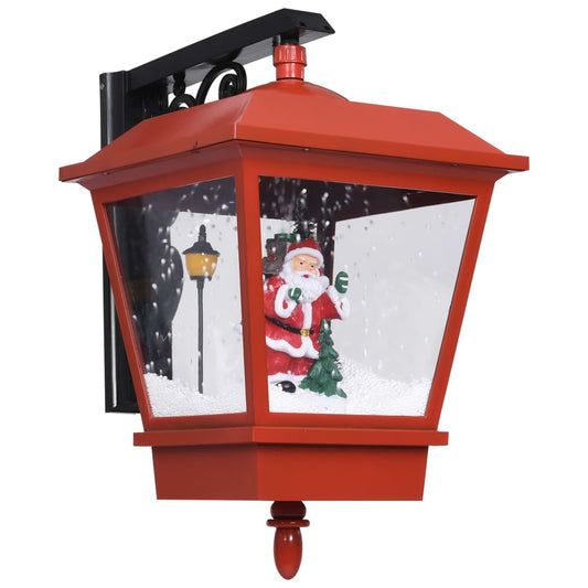 Ziemassvētku Sienas Lampa Ar Led, Sarkana, 40X27X45 Cm