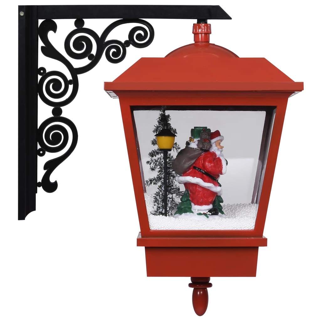 Ziemassvētku Sienas Lampa Ar Led, Sarkana, 40X27X45 Cm