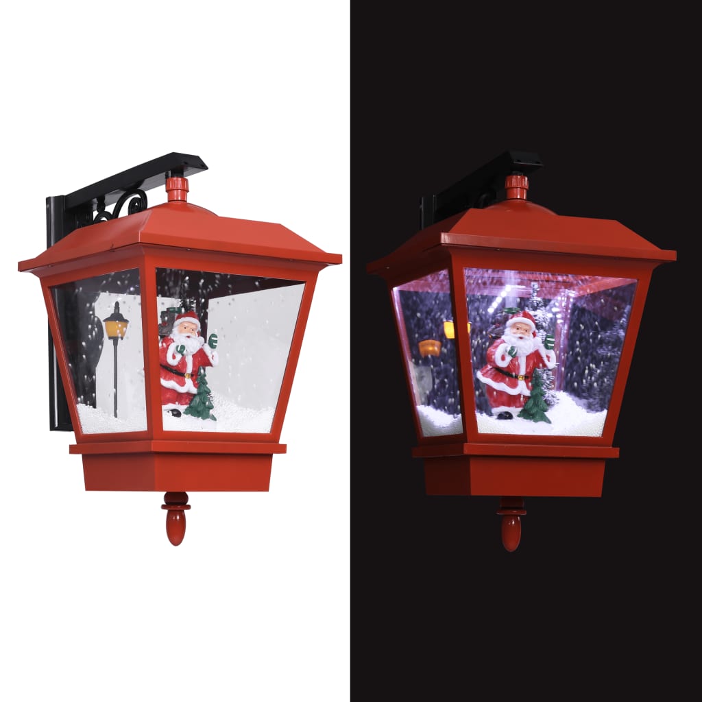 Ziemassvētku Sienas Lampa Ar Led, Sarkana, 40X27X45 Cm