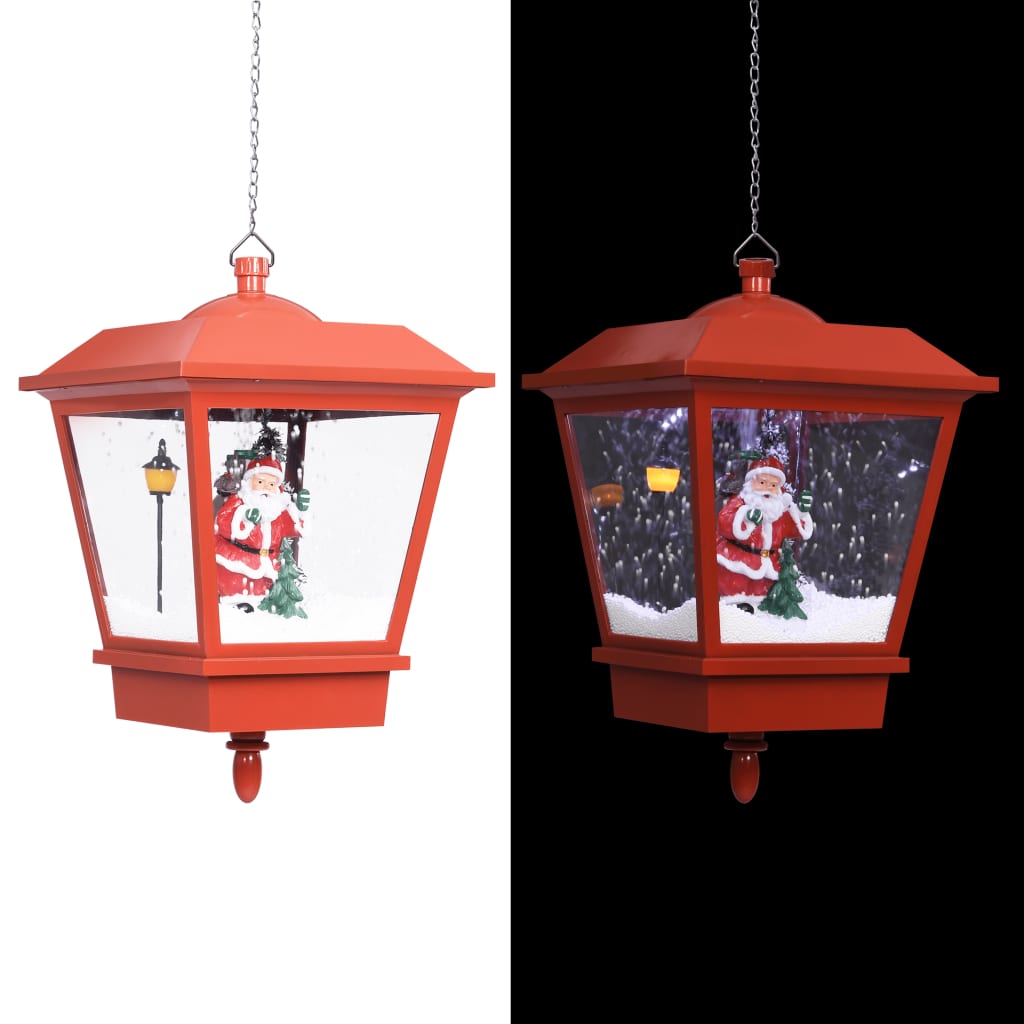Piekarama Ziemassvētku Lampa Ar Led, Sarkana, 27X27X45 Cm