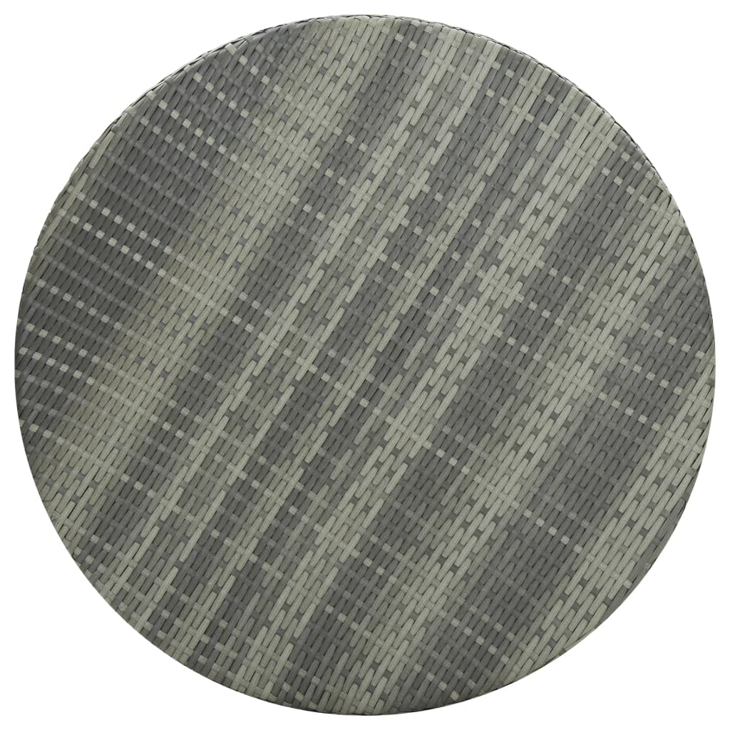 Dārza Galds, Pelēks, 75,5X106 Cm, Pe Rotangpalma