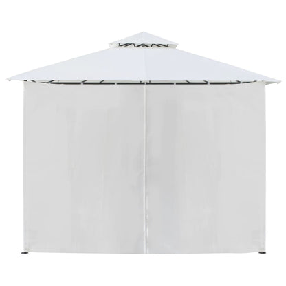 Dārza Nojume Ar Aizkariem, 600X298X270 Cm, Balta, 180G/M²