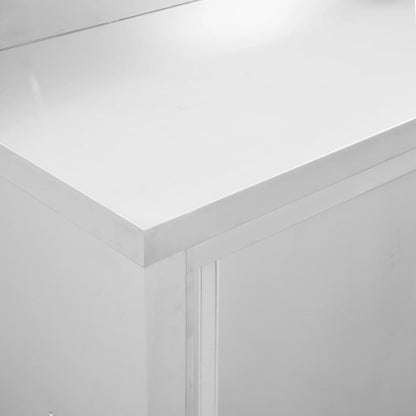 Darba Galdi Ar Bīdāmām Durvīm, 2 Gb., 240X50X(95-97)Cm, Tērauds