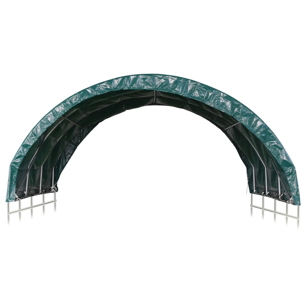 Mājlopu Nojume, Pvc, 3,7X3,7 M, Zaļa