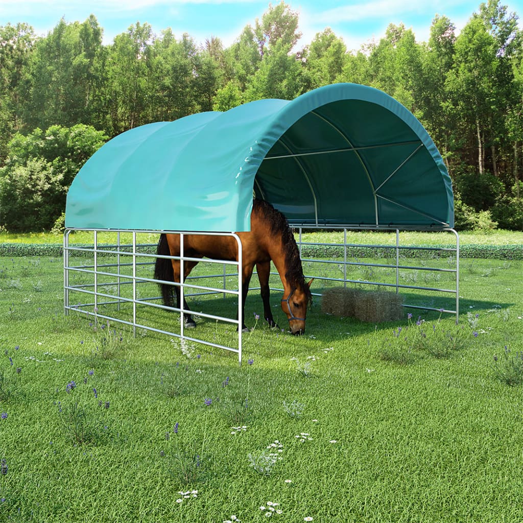 Mājlopu Nojume, Pvc, 3,7X3,7 M, Zaļa