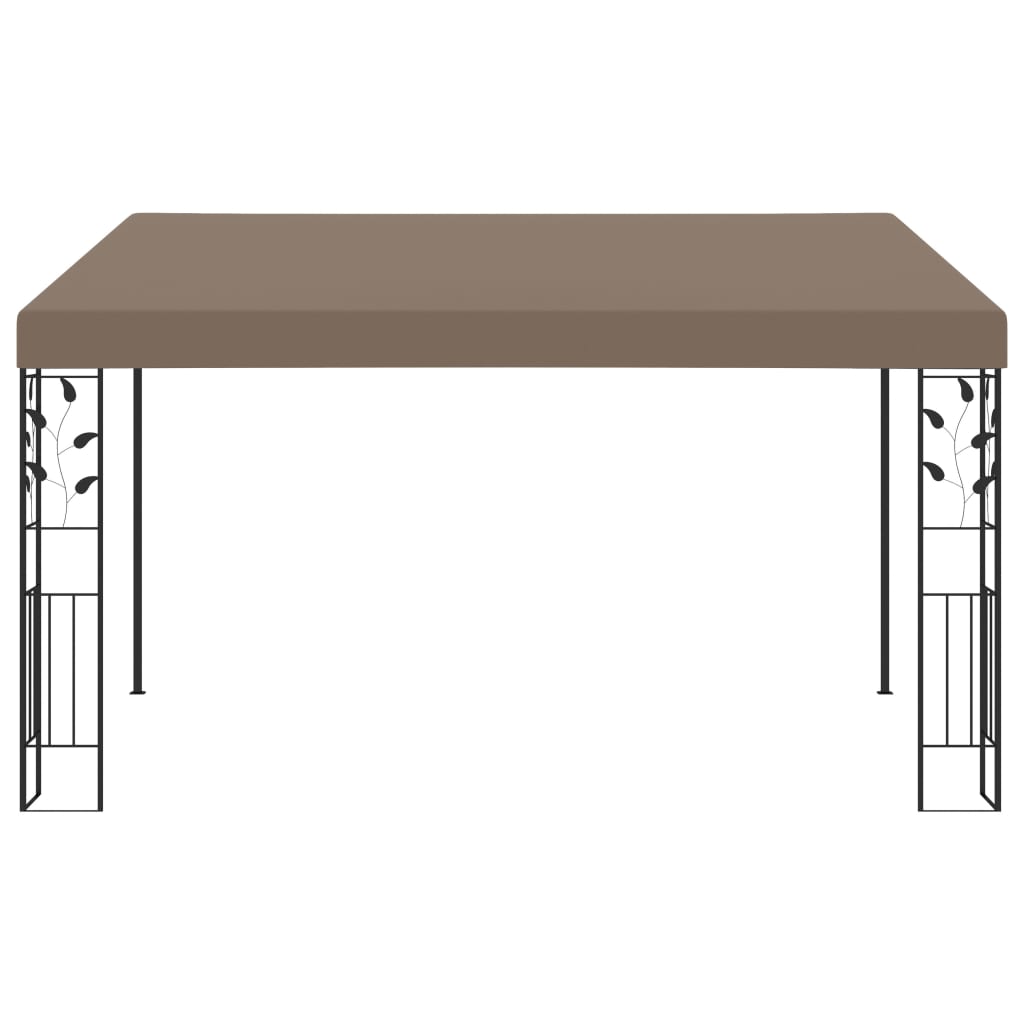 Dārza Nojume, Stiprināma Pie Sienas, 4X3X2,5 M, Pelēkbrūna