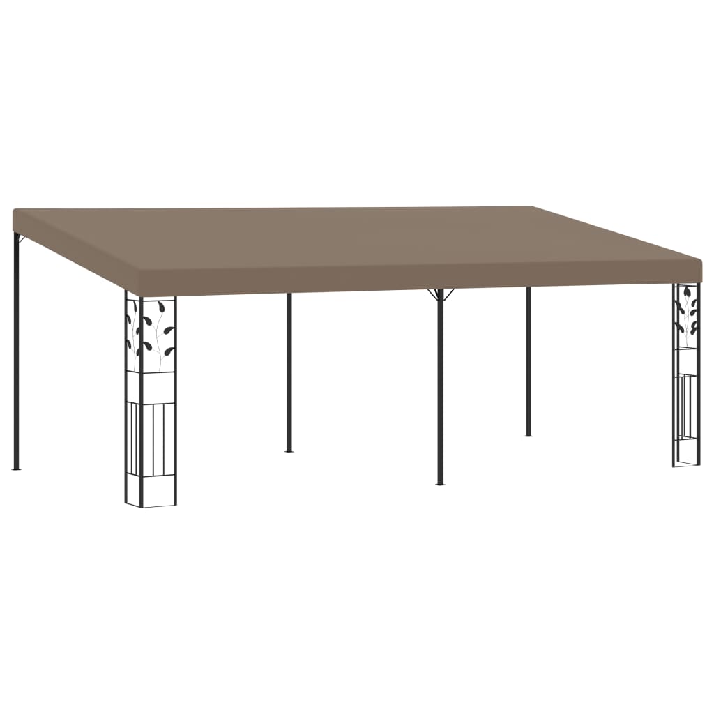 Dārza Nojume, Stiprināma Pie Sienas, 6X3X2,5 M, Pelēkbrūna