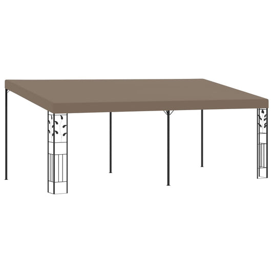 Dārza Nojume, Stiprināma Pie Sienas, 6X3X2,5 M, Pelēkbrūna
