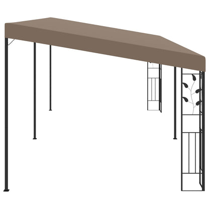Dārza Nojume, Stiprināma Pie Sienas, 6X3X2,5 M, Pelēkbrūna
