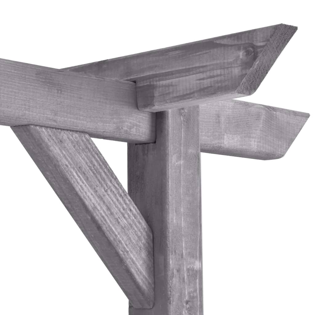 Dārza Pergola, Pelēka, , Impregnēts Priedes Koks