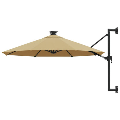 Saulessargs Ar Metāla Kātu Un Led, Antracītpelēks, 300 Cm