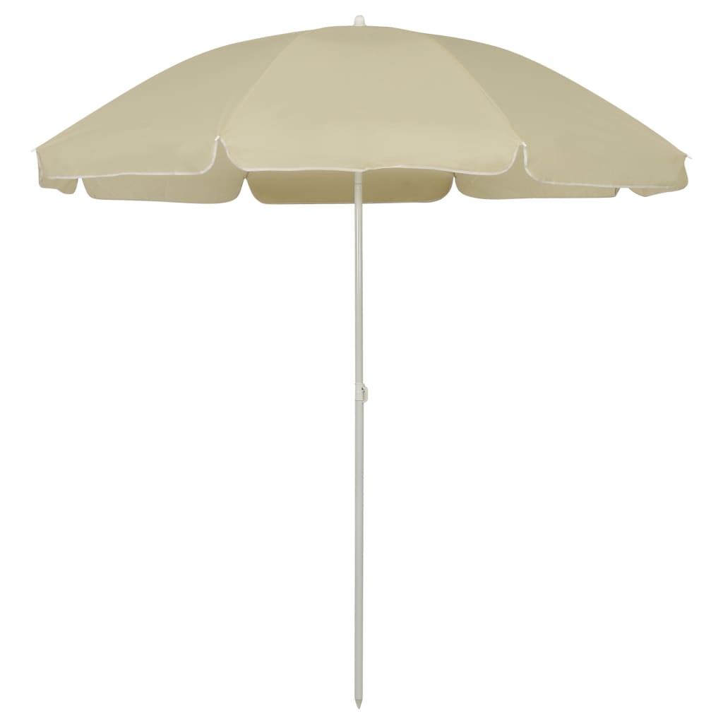 Dārza Parasols 170T Poliesters Zila Un Balta