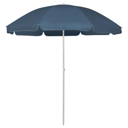 Dārza Parasols 170T Poliesters Zila Un Balta