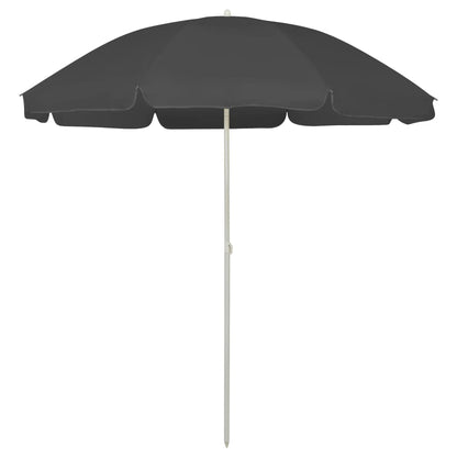 Dārza Parasols 170T Poliesters Zila Un Balta