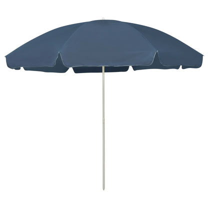Dārza Parasols 170T Poliesters Zila Un Balta