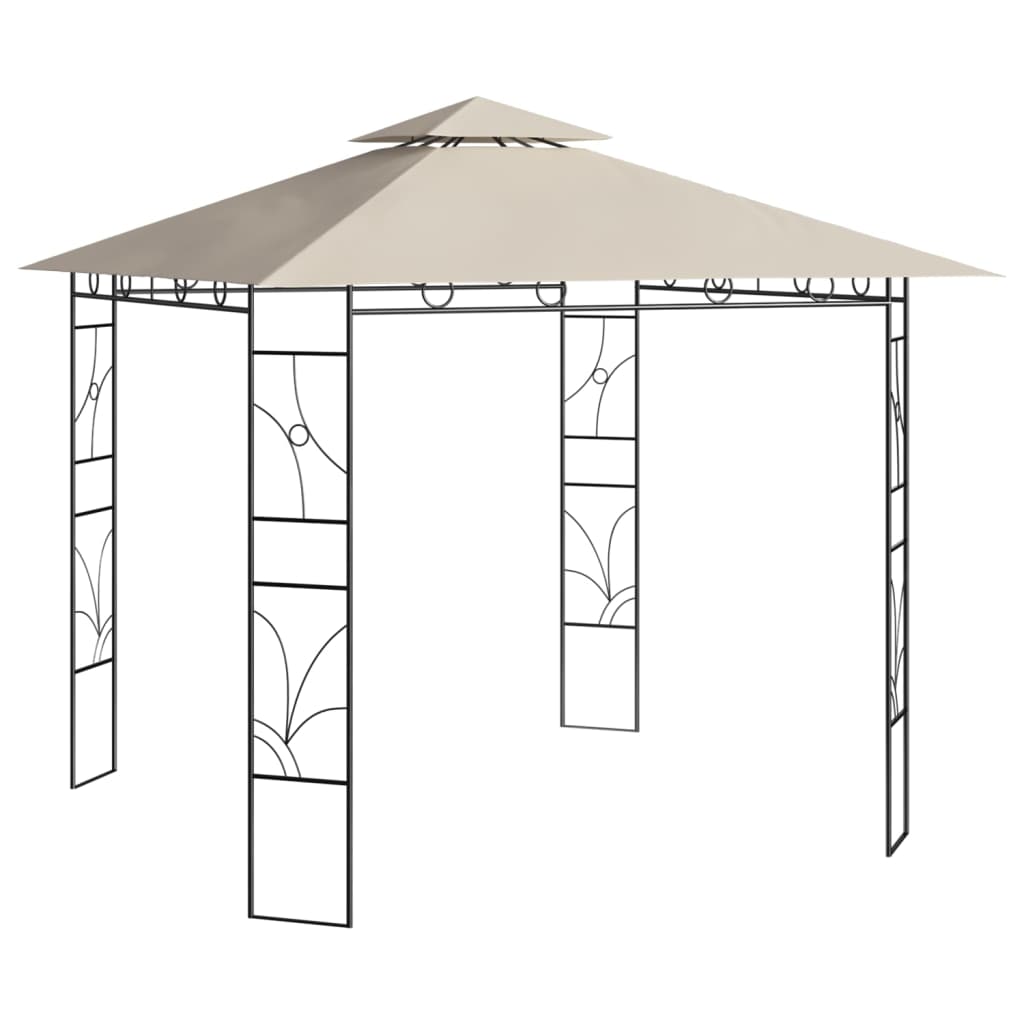 Dārza Nojume, 3X3X2,7 M, Antracītpelēka, 160 G/M²