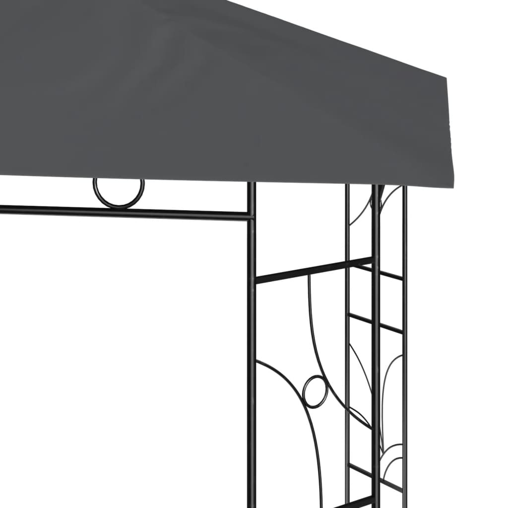 Dārza Nojume, 3X3X2,7 M, Antracītpelēka, 160 G/M²