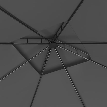 Dārza Nojume, 3X3X2,7 M, Antracītpelēka, 160 G/M²