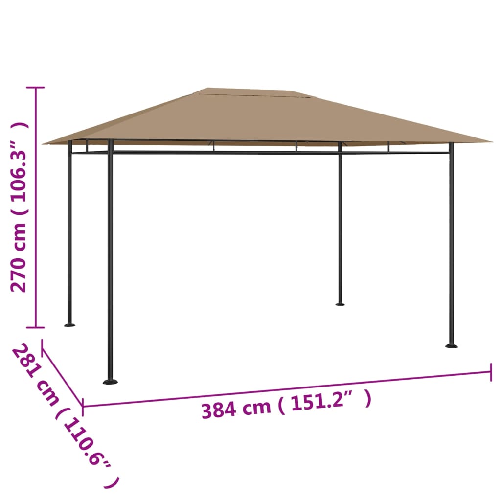Dārza Nojume, 384X281X270 Cm, , 180 G/M²