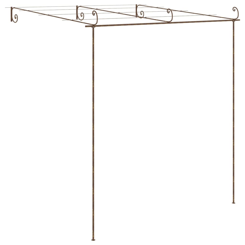 Dārza Paviljons, 3X3X2,5 M, Antīki Brūna Dzelzs