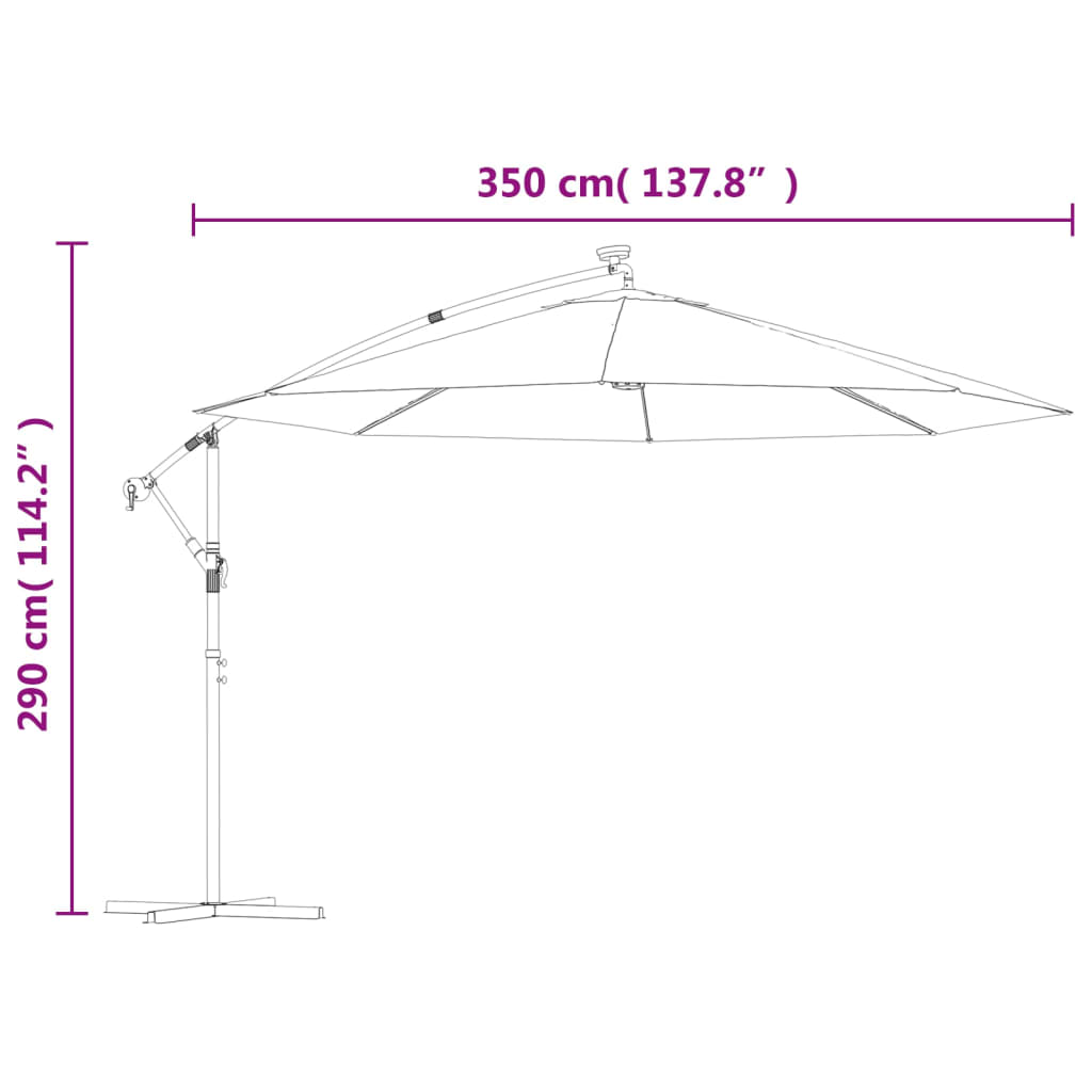 Saulessargs Ar Led Gaismām, , Debeszils