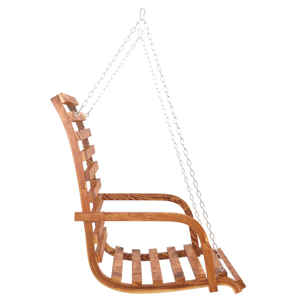 Šūpuļsols, 126X63X92 Cm, Liekts Masīvkoks Ar Tīkkoka Apdari