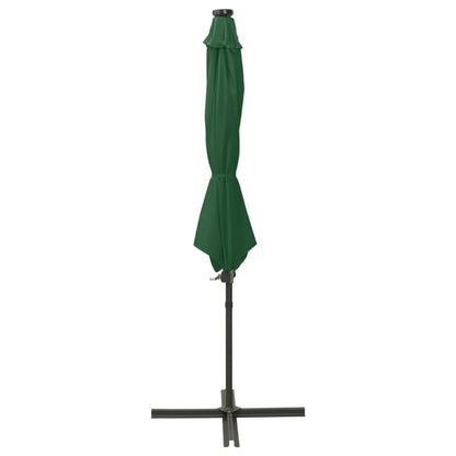 Saulessargs Ar Kātu Un Led Gaismām, 300 Cm, Zaļš
