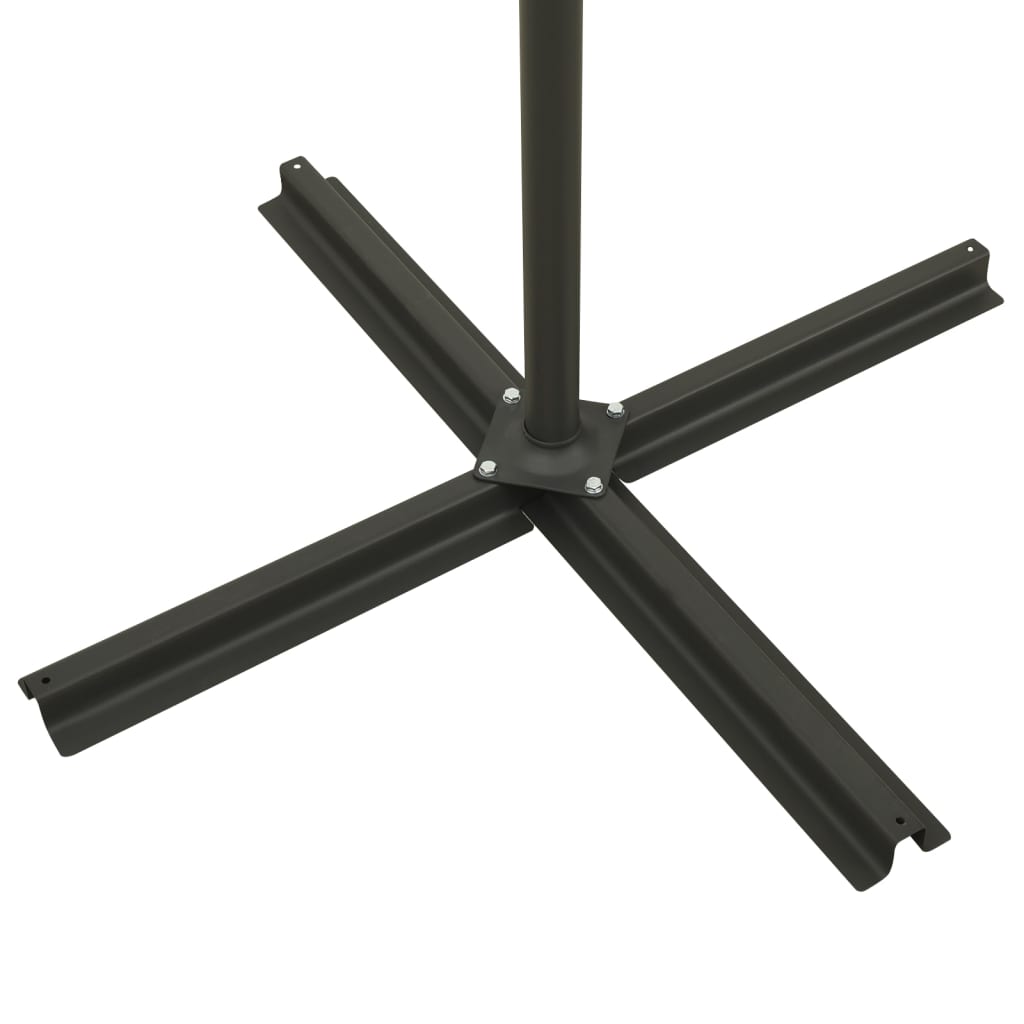 Saulessargs Ar Kātu Un Led Gaismām, 300 Cm, Zaļš