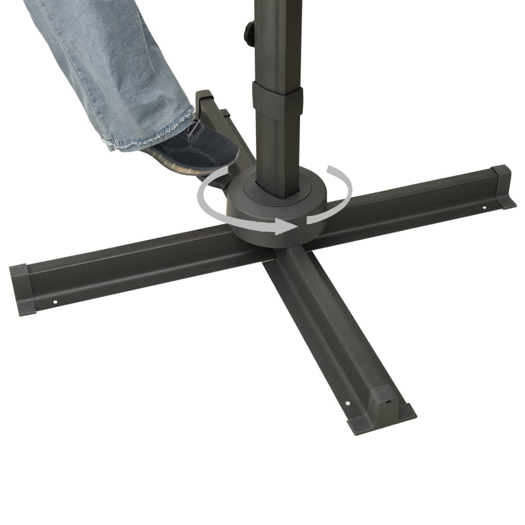 Saulessargs Ar Kātu Un Led Gaismām, 300 Cm, Krāsā