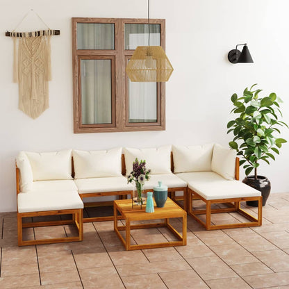 4-Daļīgs Dārza Atpūtas Mēbeļu Komplekts Ar Matračiem, Akācija