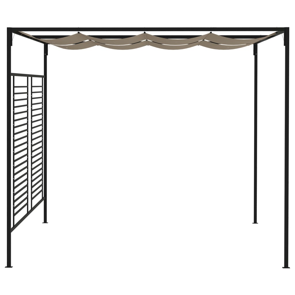 Dārza Nojume Ar Izvelkamu Jumtu, 3X4X2,3 M, Brūna, 180 G/M²