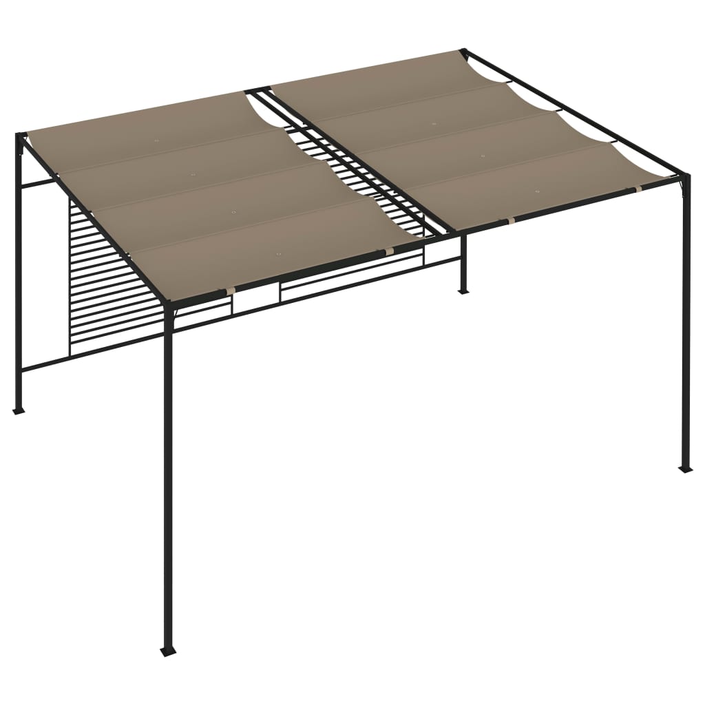Dārza Nojume Ar Izvelkamu Jumtu, 3X4X2,3 M, Brūna, 180 G/M²