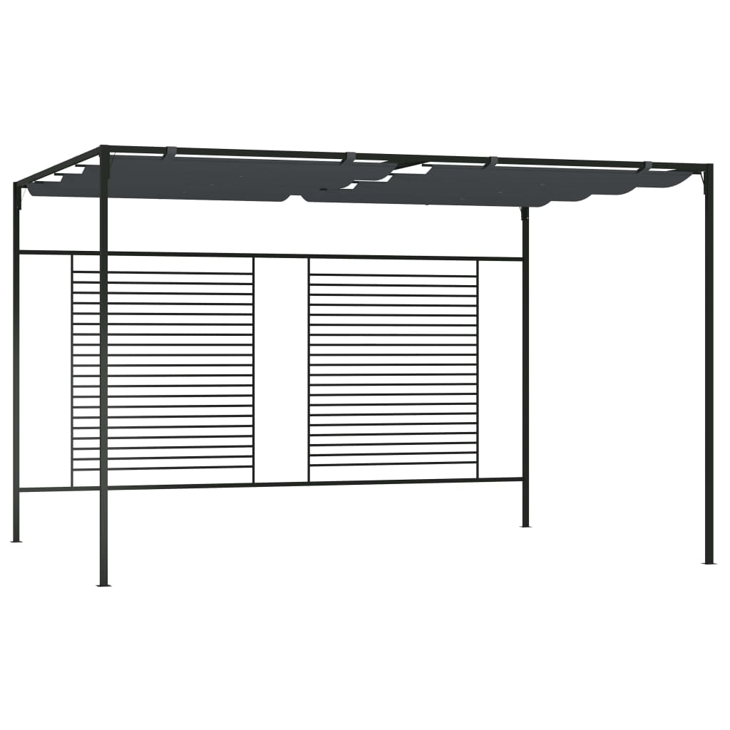 Dārza Nojume Ar Izvelkamu Jumtu, 3X4X2,3 M, Brūna, 180 G/M²