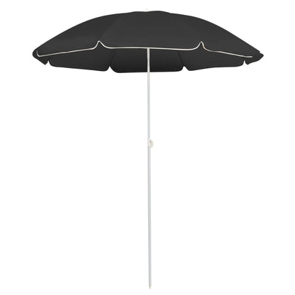 Dārza Parasols 170T Poliesters Zila Un Balta