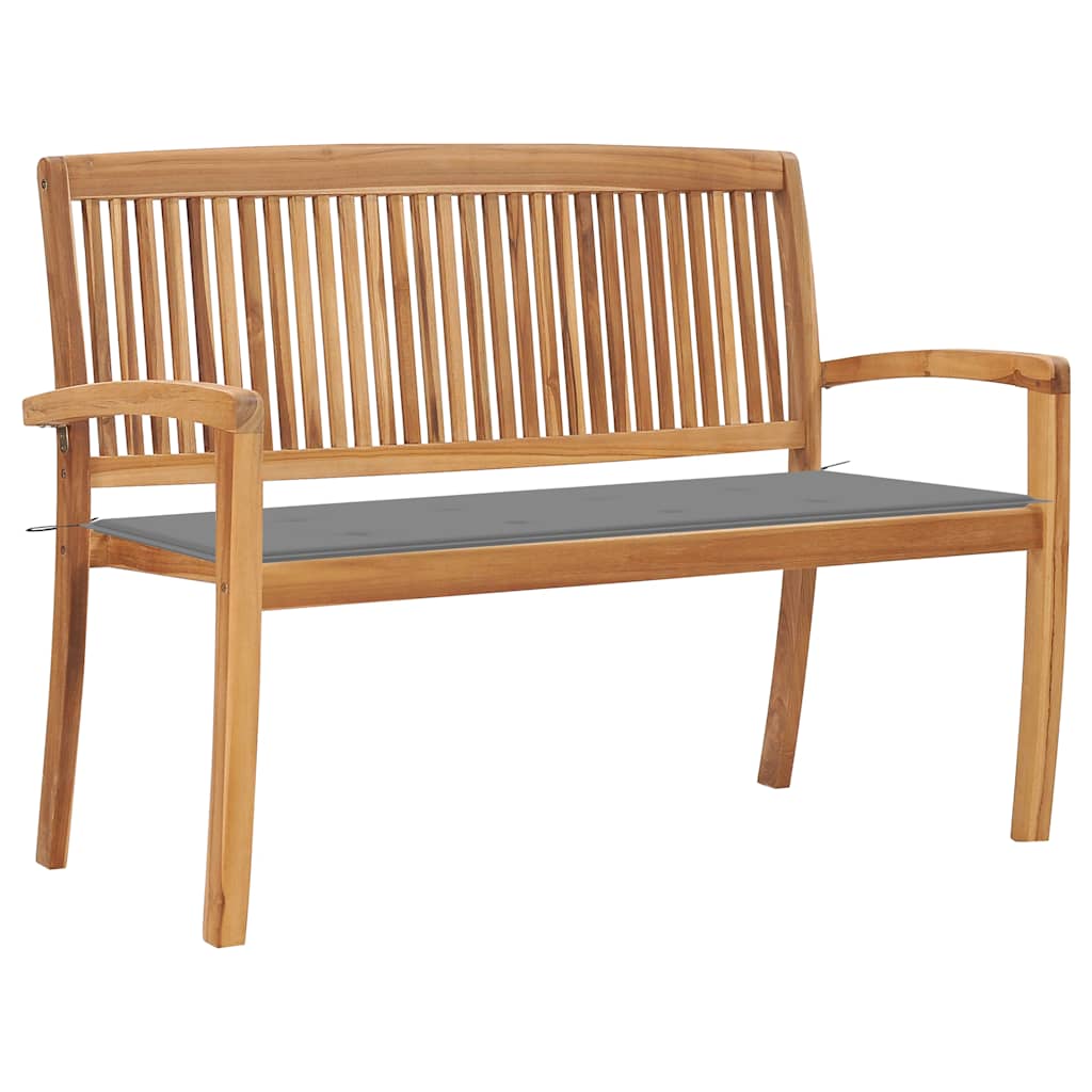 Dārza Sols Ar Matraci, 128,5 Cm, Masīvs Tīkkoks