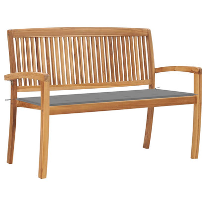 Dārza Sols Ar Matraci, 128,5 Cm, Masīvs Tīkkoks
